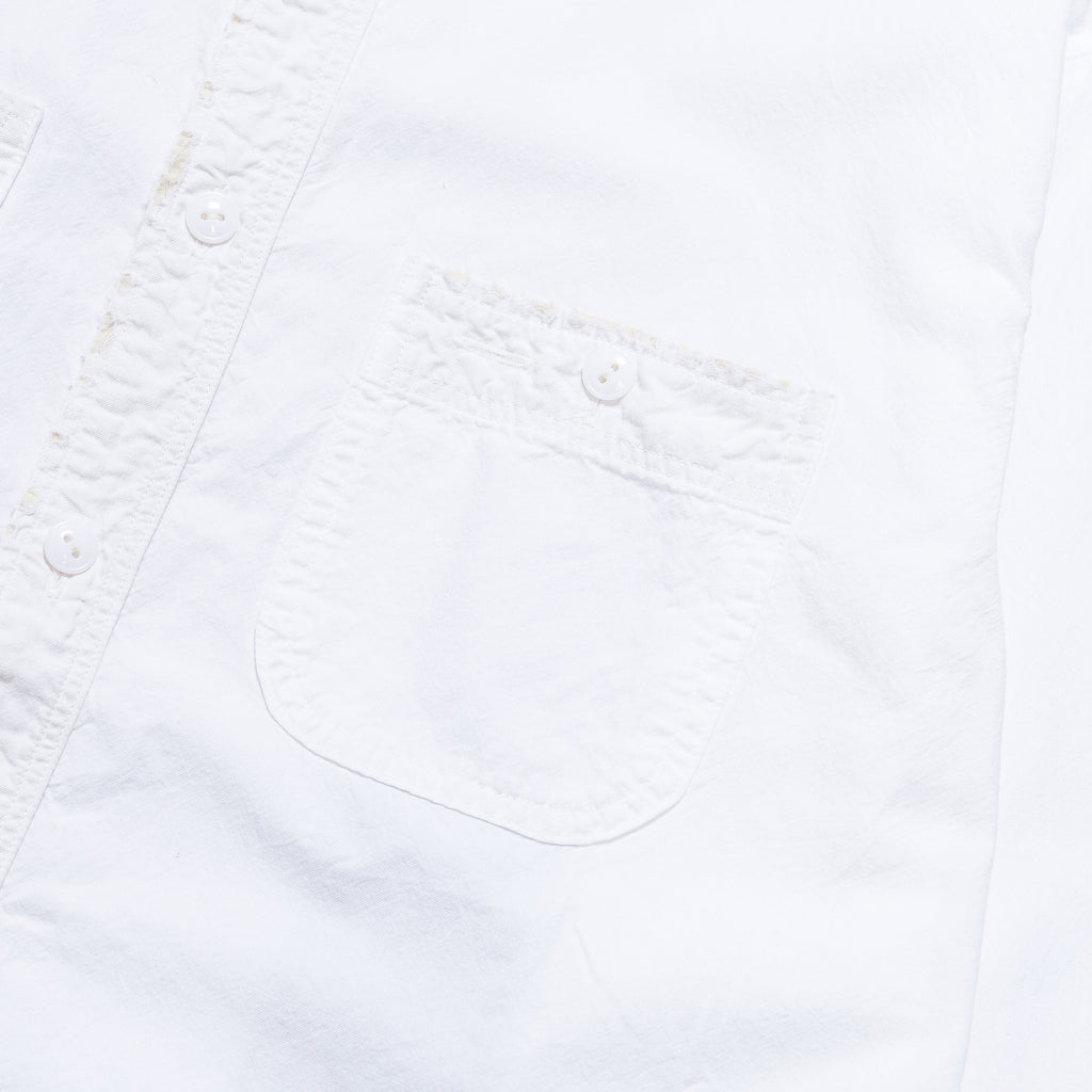 OX KOUNTRY Work Shirt (RAIN BANDANA Remake) - White
