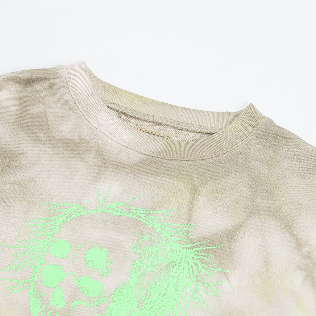 ECO SWT Knit HARDRAIN SKULL (AshburyDyed) - Khaki/Yellow
