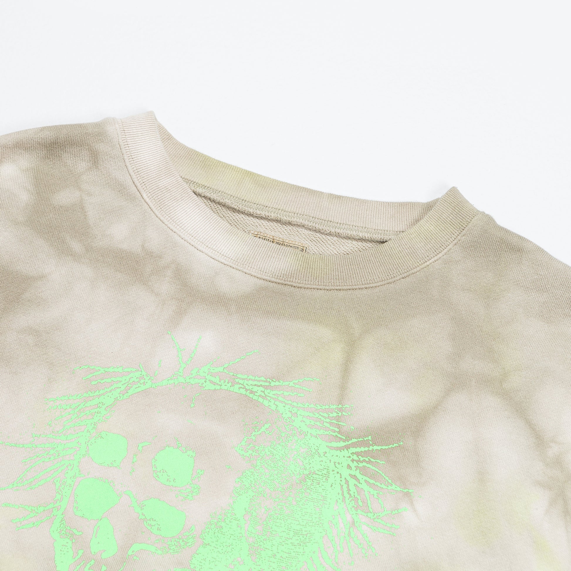 ECO SWT Knit HARDRAIN SKULL (AshburyDyed) - Khaki/Yellow