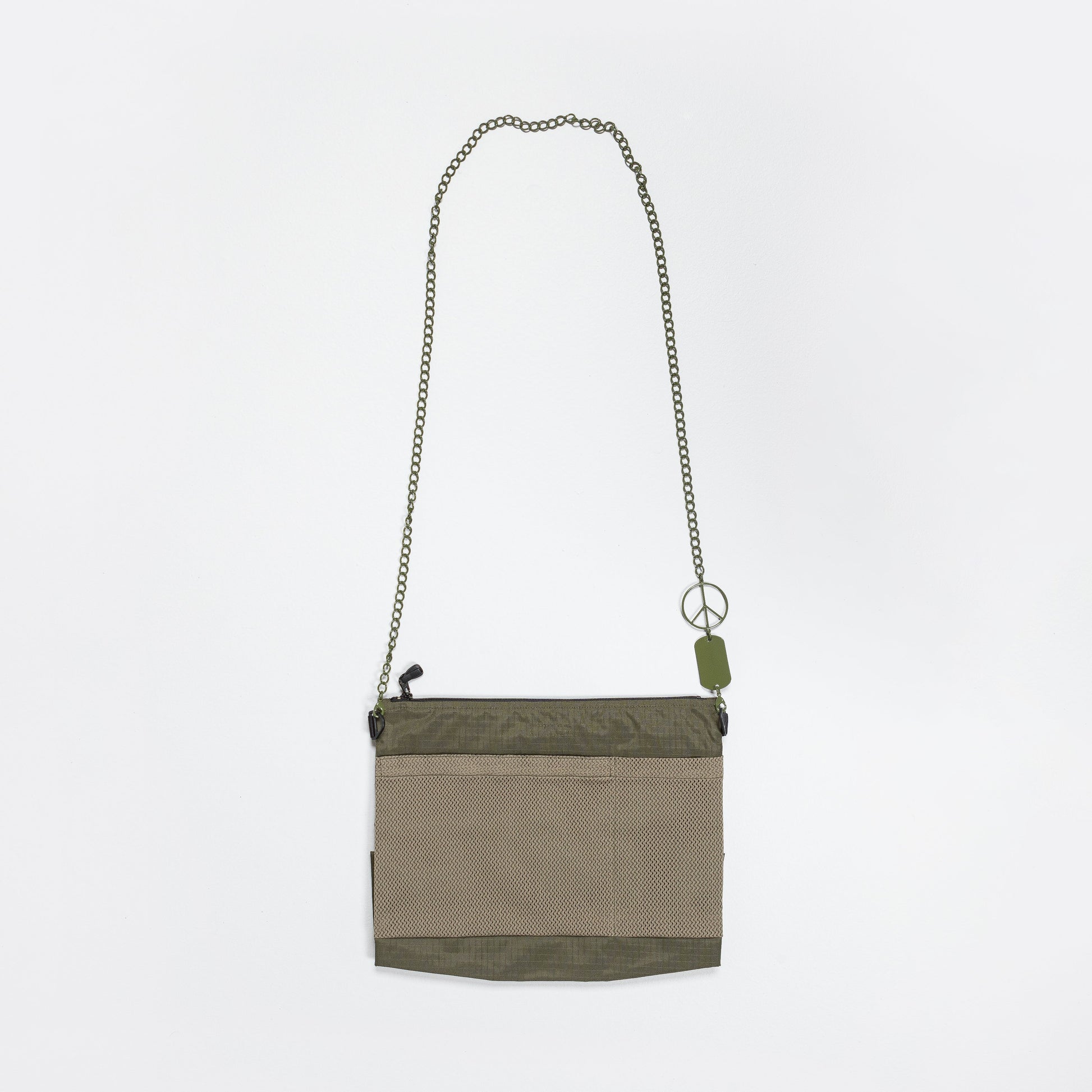 Rip Stop Nylon Alpine Sacoche (L) - Khaki