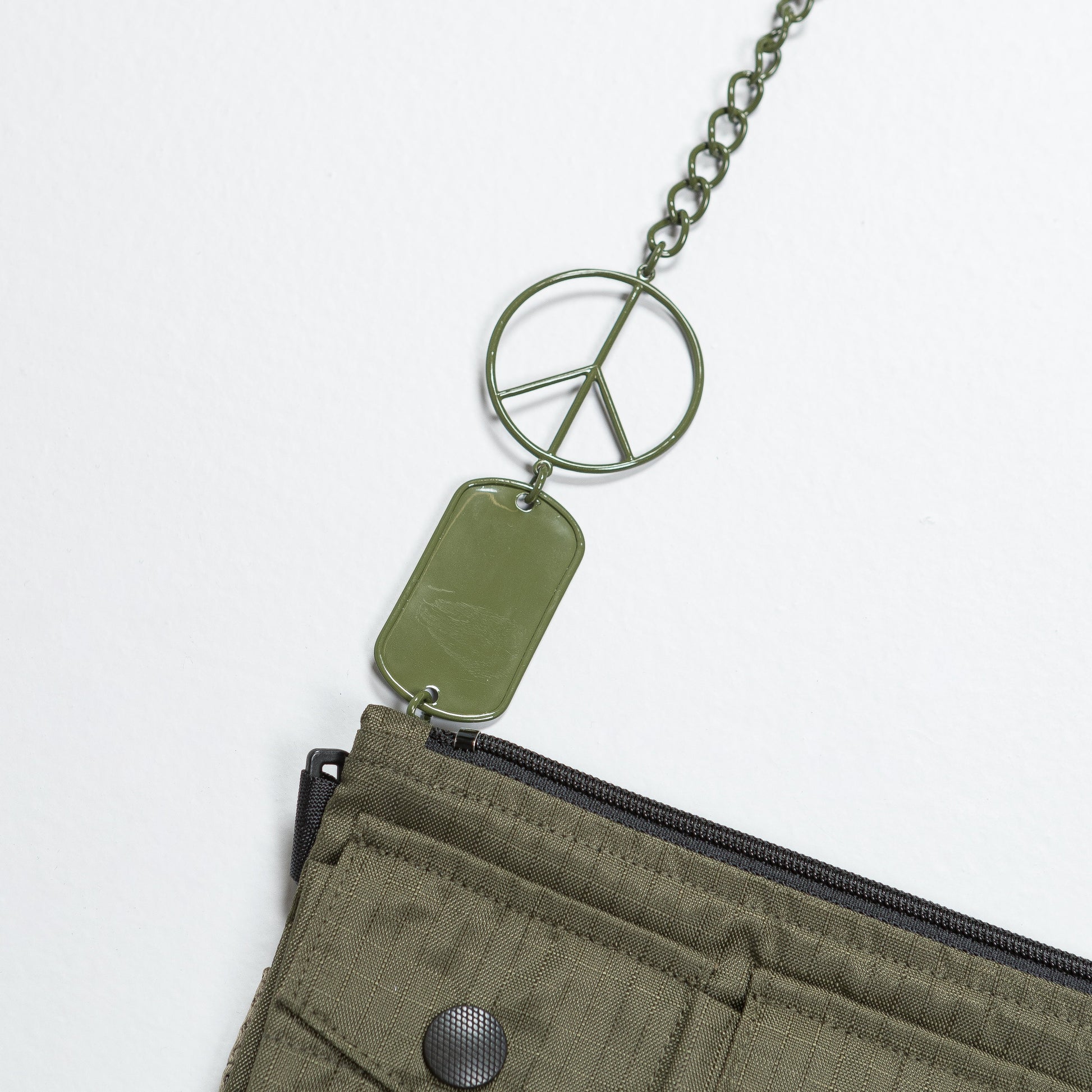 Rip Stop Nylon Alpine Sacoche (L) - Khaki