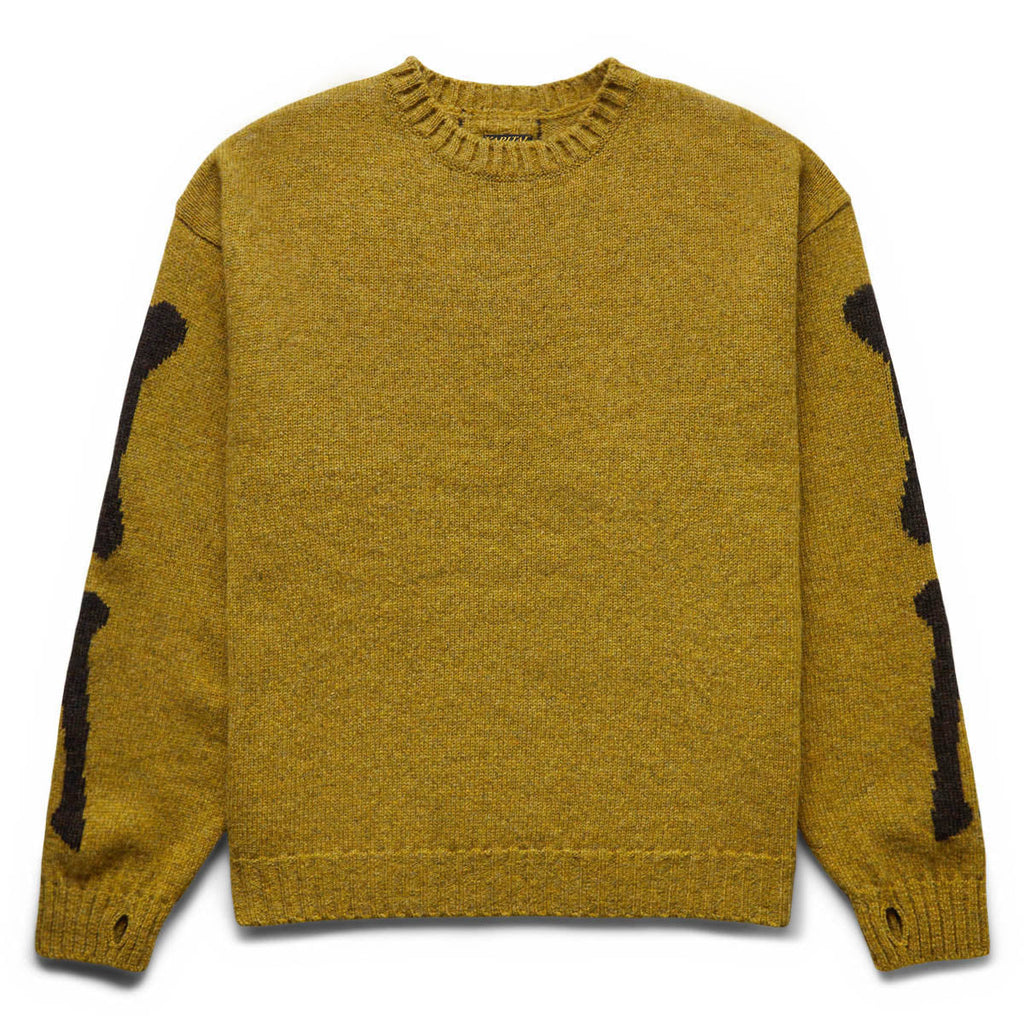 5G WOOL BONE CREW SWEATER