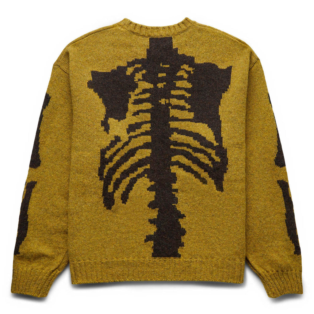 5G WOOL BONE CREW SWEATER