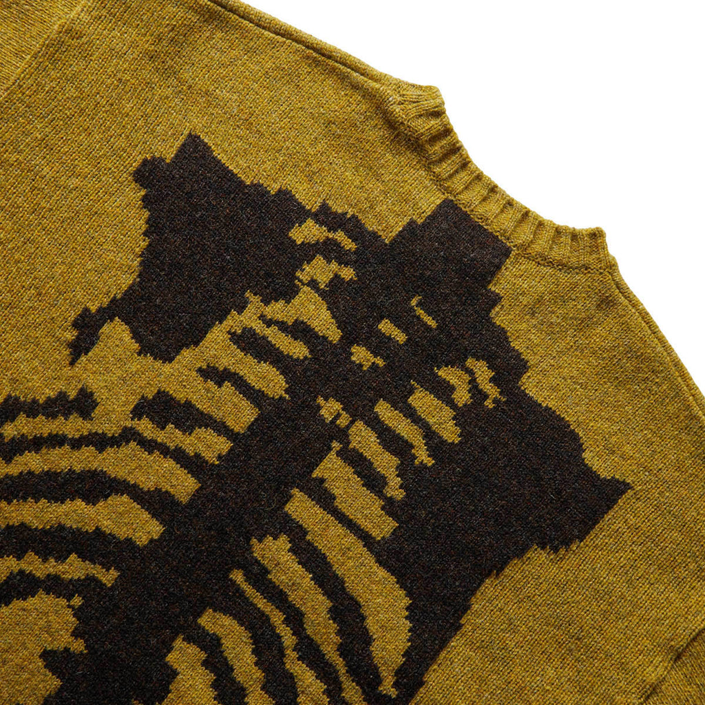 5G WOOL BONE CREW SWEATER