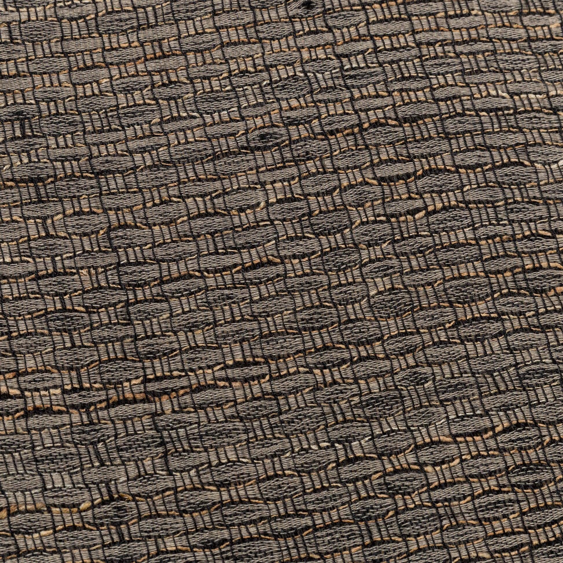 Box Shirt Zari Thread Weave - Charcoal/Gold X-Large