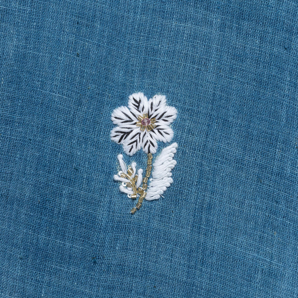 Camp Shirt - Indigo/White