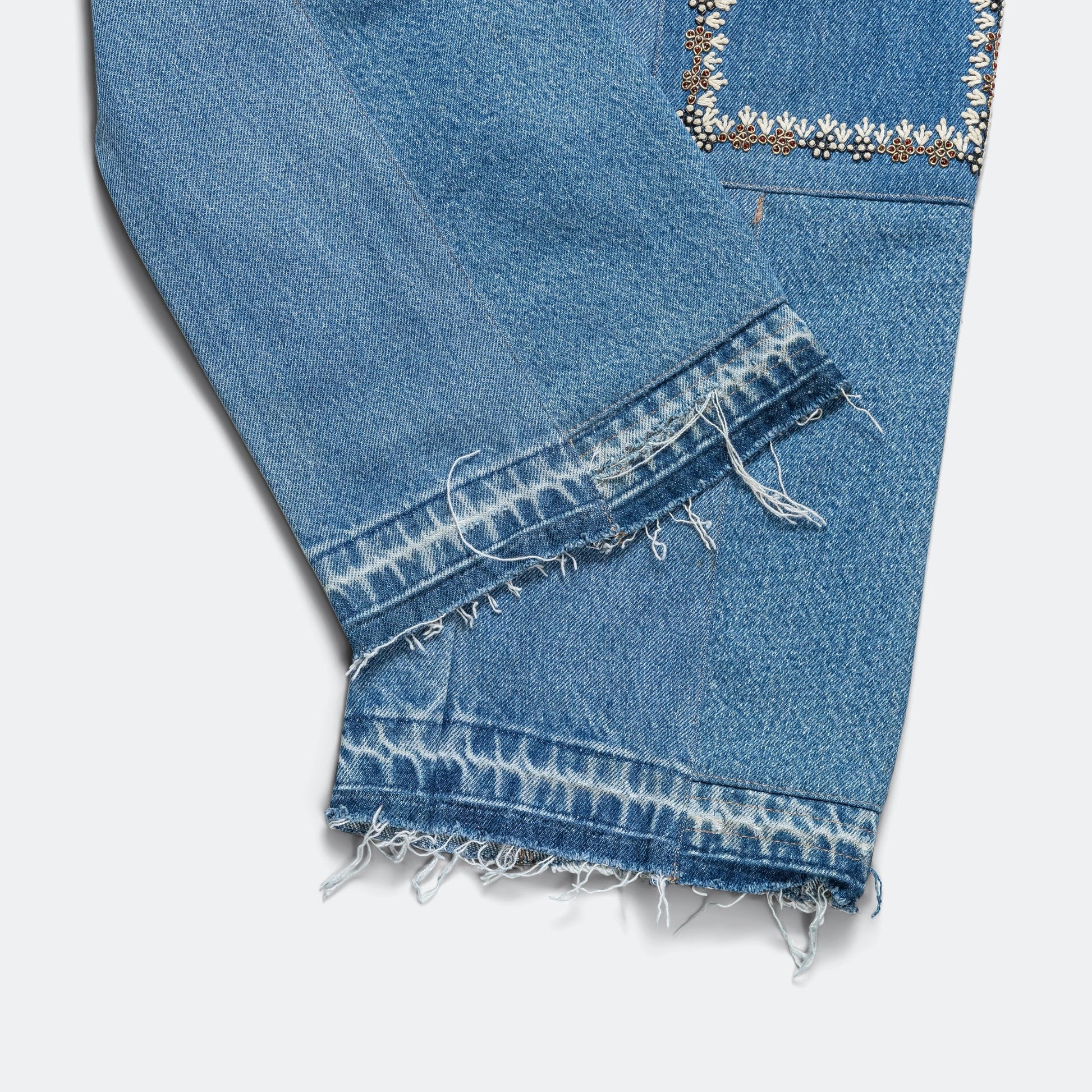 Double Knee Pant - Blue/Gold - 28'