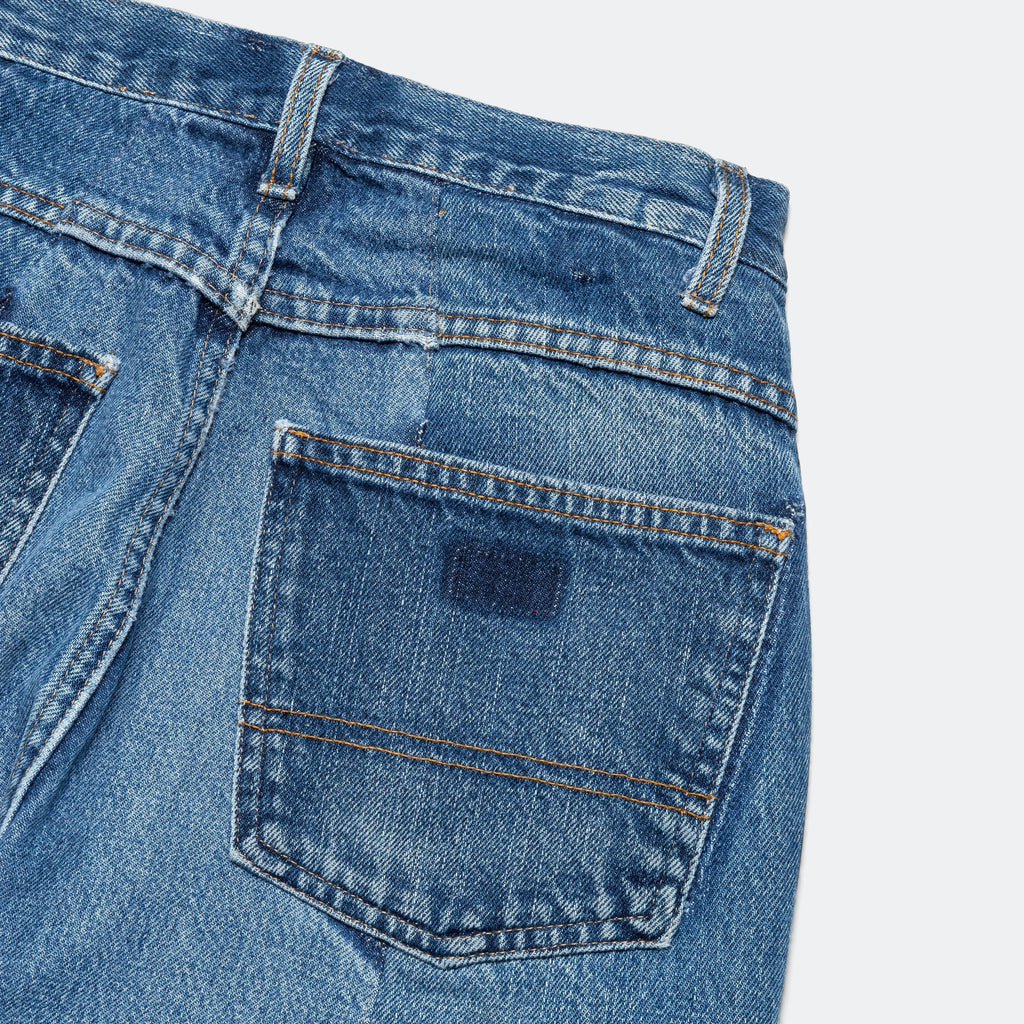 Double Knee Pant - Blue/Gold - 30'