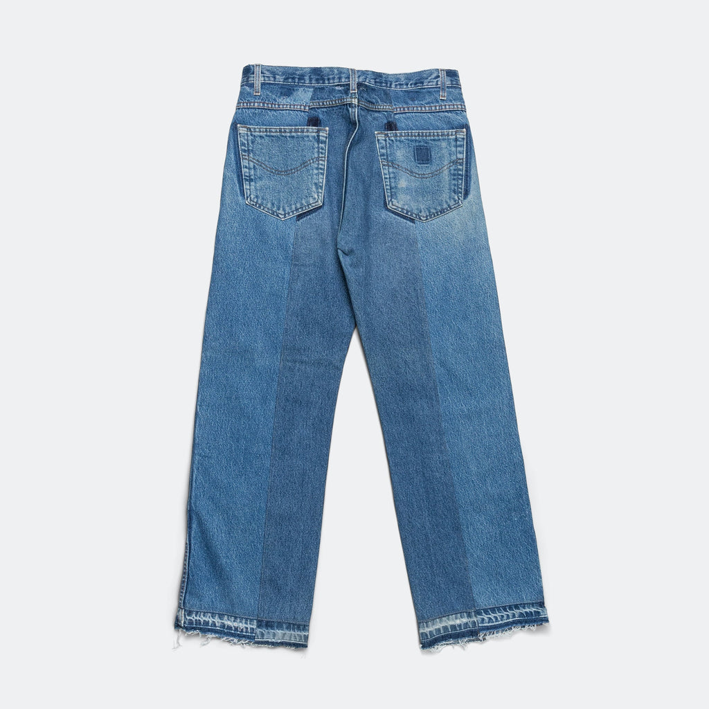 Double Knee Pant - Blue/Gold - 34'