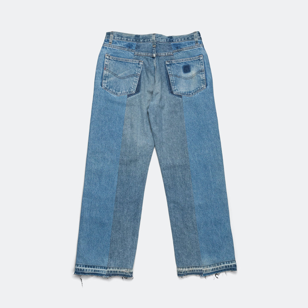 Double Knee Pant - Blue/Gold - 36'