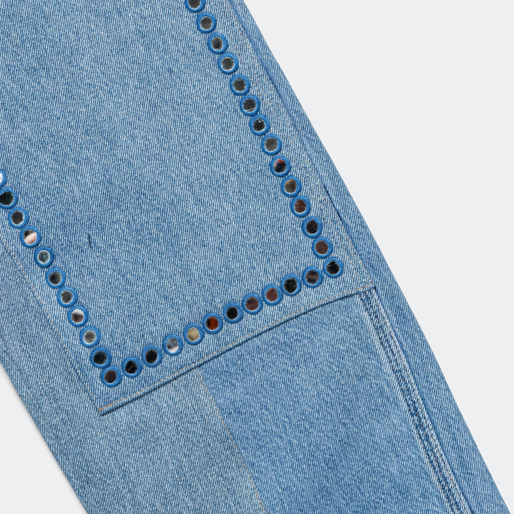 Double Knee Upcycled Denim - Indigo 30'