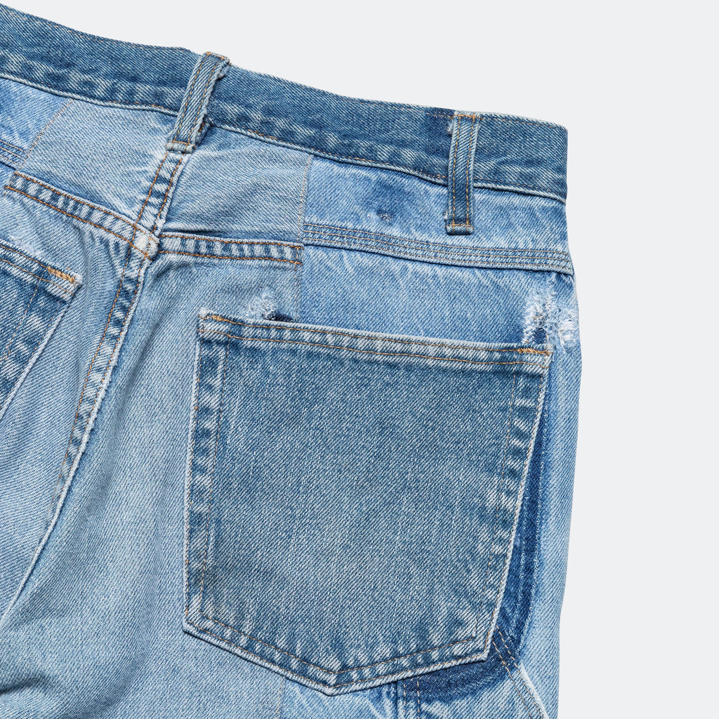 Double Knee Upcycled Denim - Indigo 30'