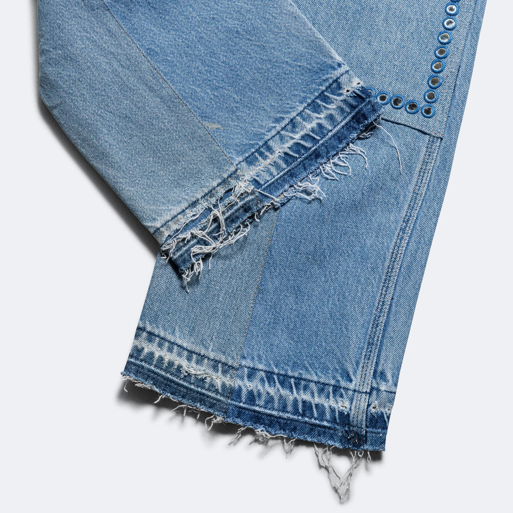 Double Knee Upcycled Denim - Indigo 30'