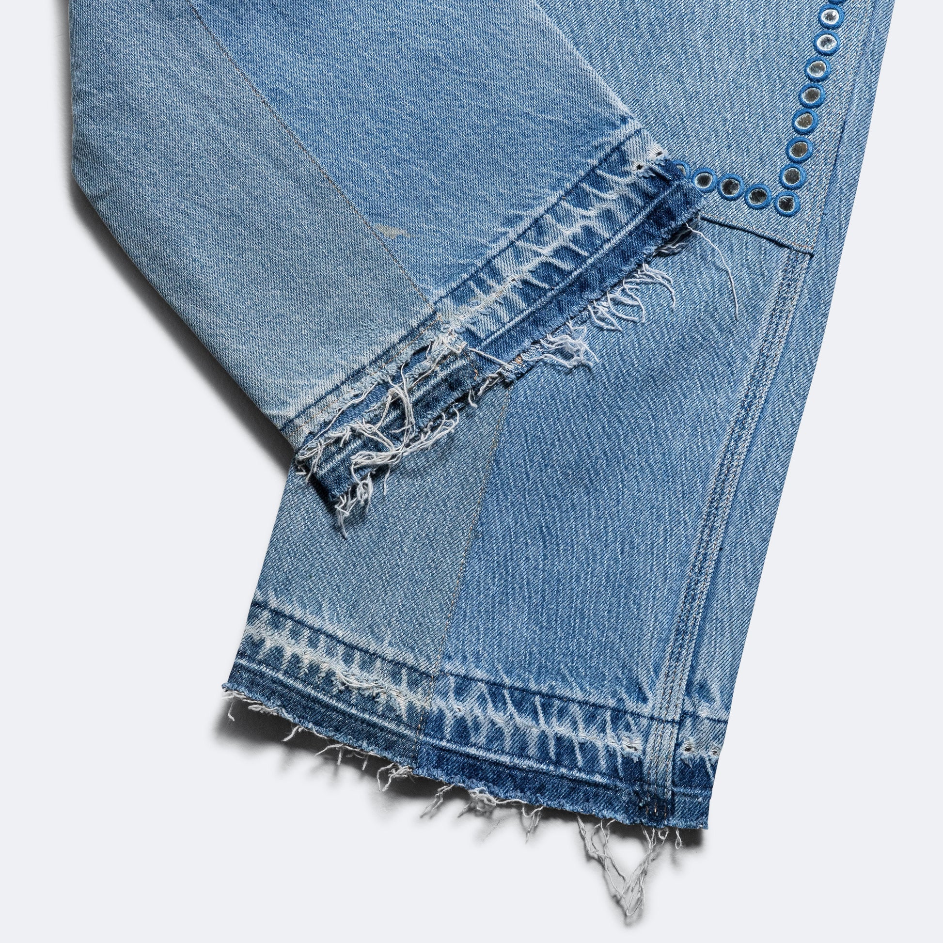 Double Knee Upcycled Denim - Indigo 30'