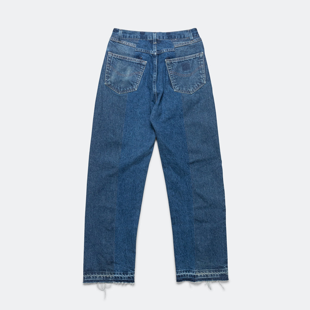 Double Knee Upcycled Denim - Indigo 32'
