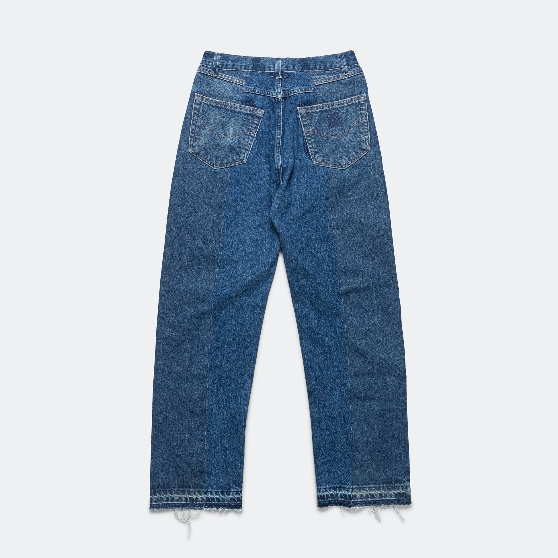 Double Knee Upcycled Denim - Indigo 32'