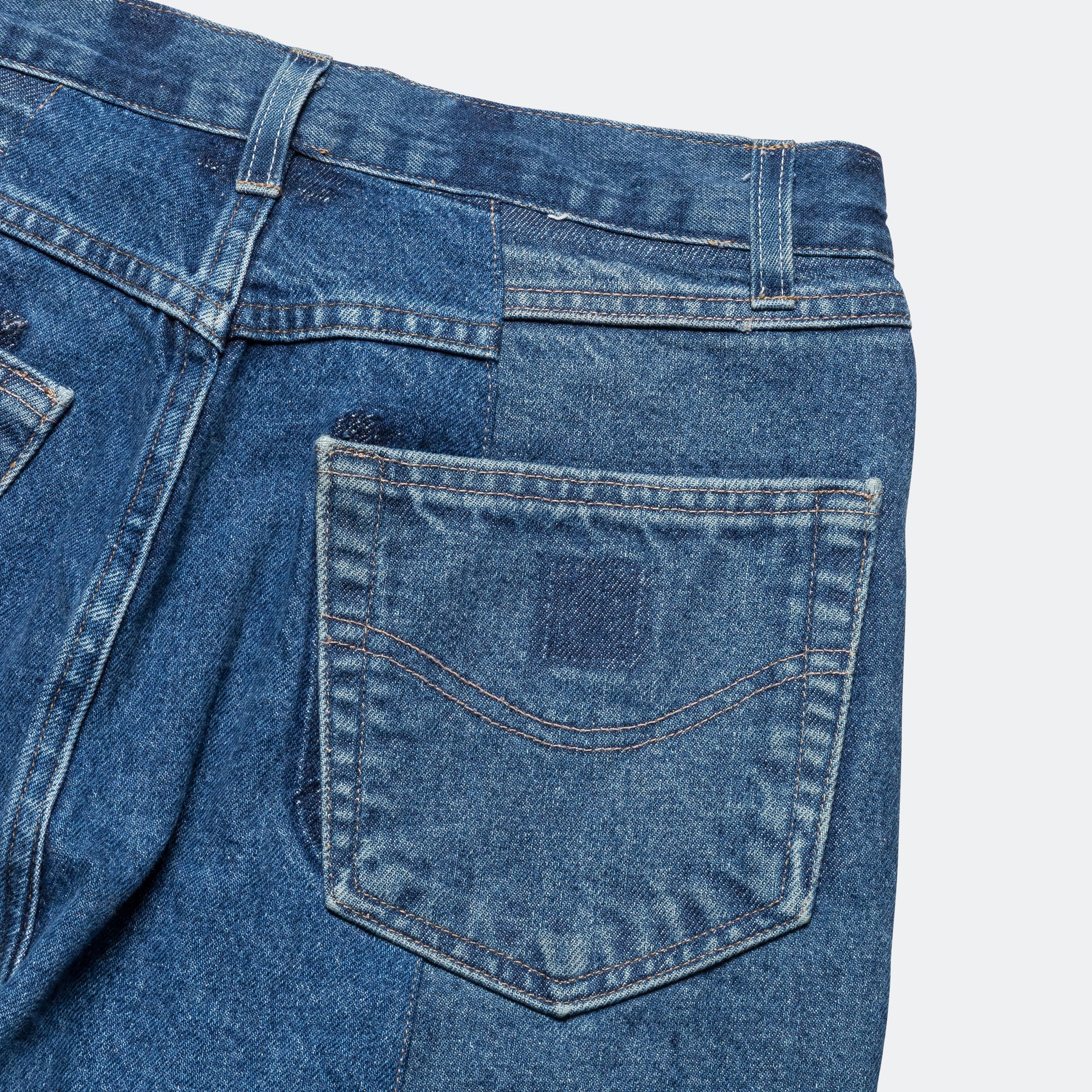 Double Knee Upcycled Denim - Indigo 32'