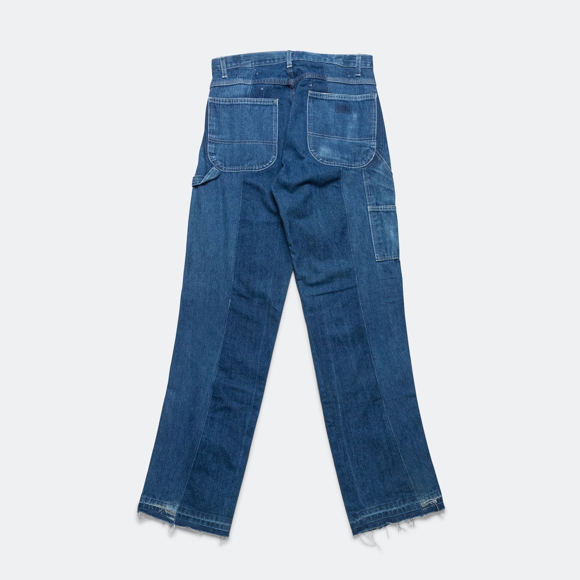 Double Knee Upcycled Denim - Indigo 34'