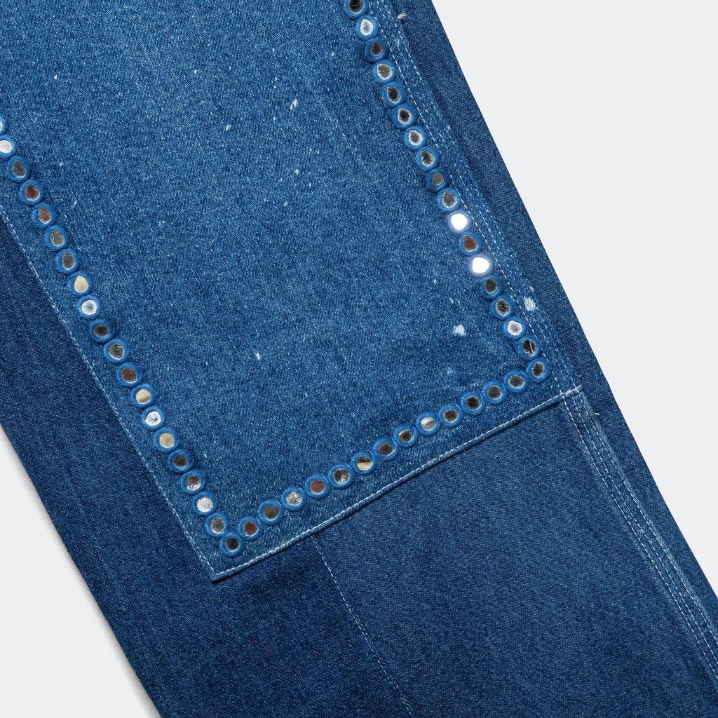 Double Knee Upcycled Denim - Indigo 34'