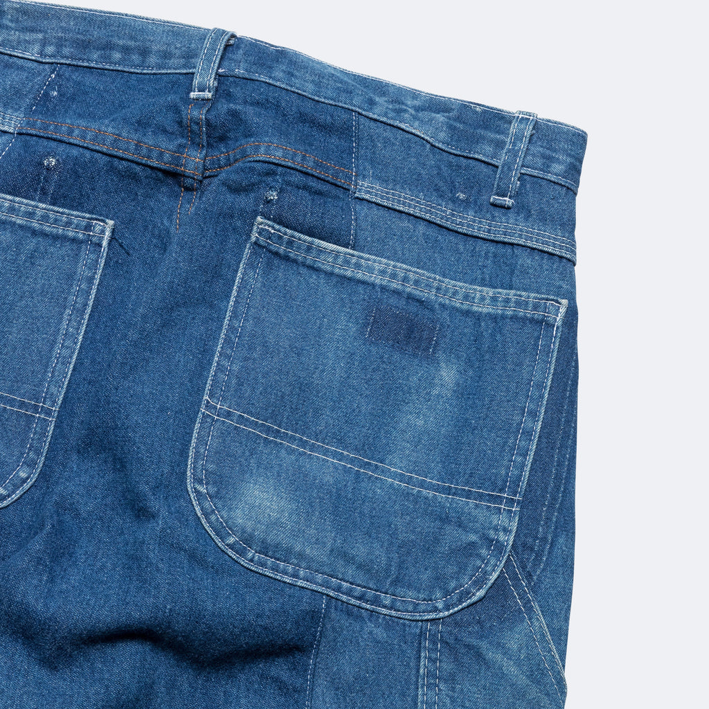 Double Knee Upcycled Denim - Indigo 34'