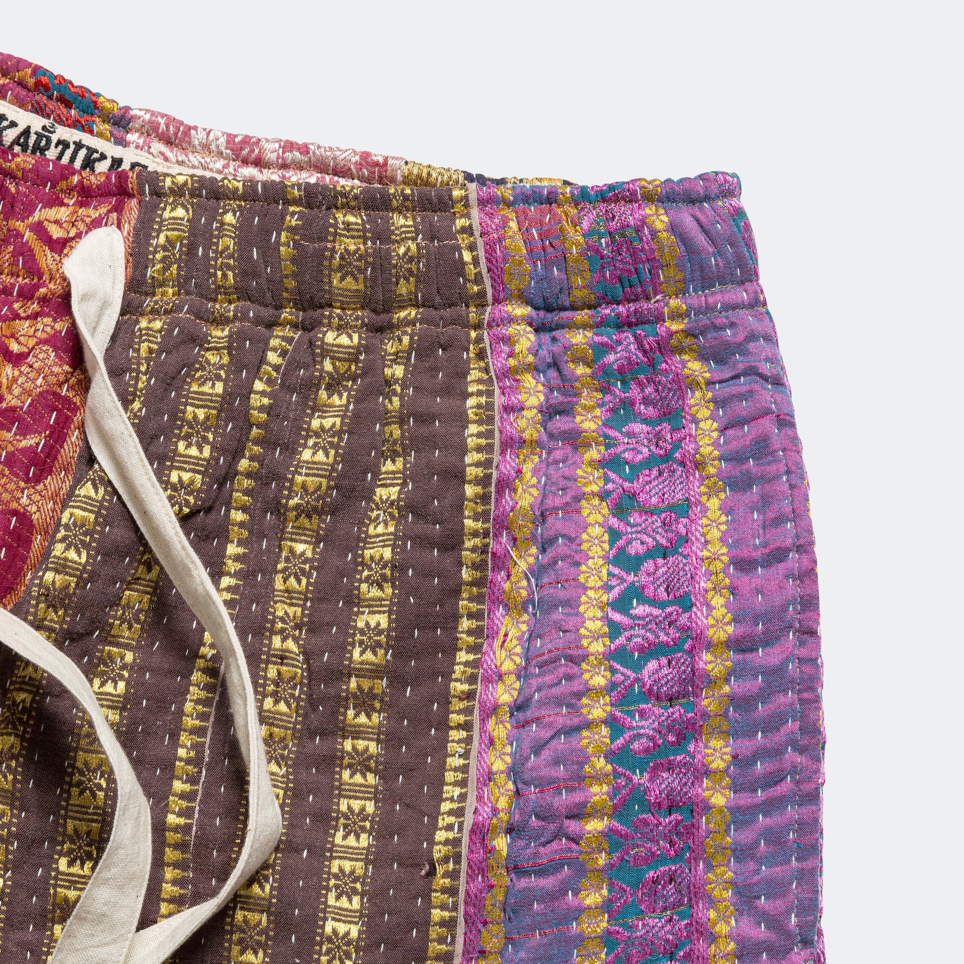 One Of One Vintage Kantha Shorts - 34'