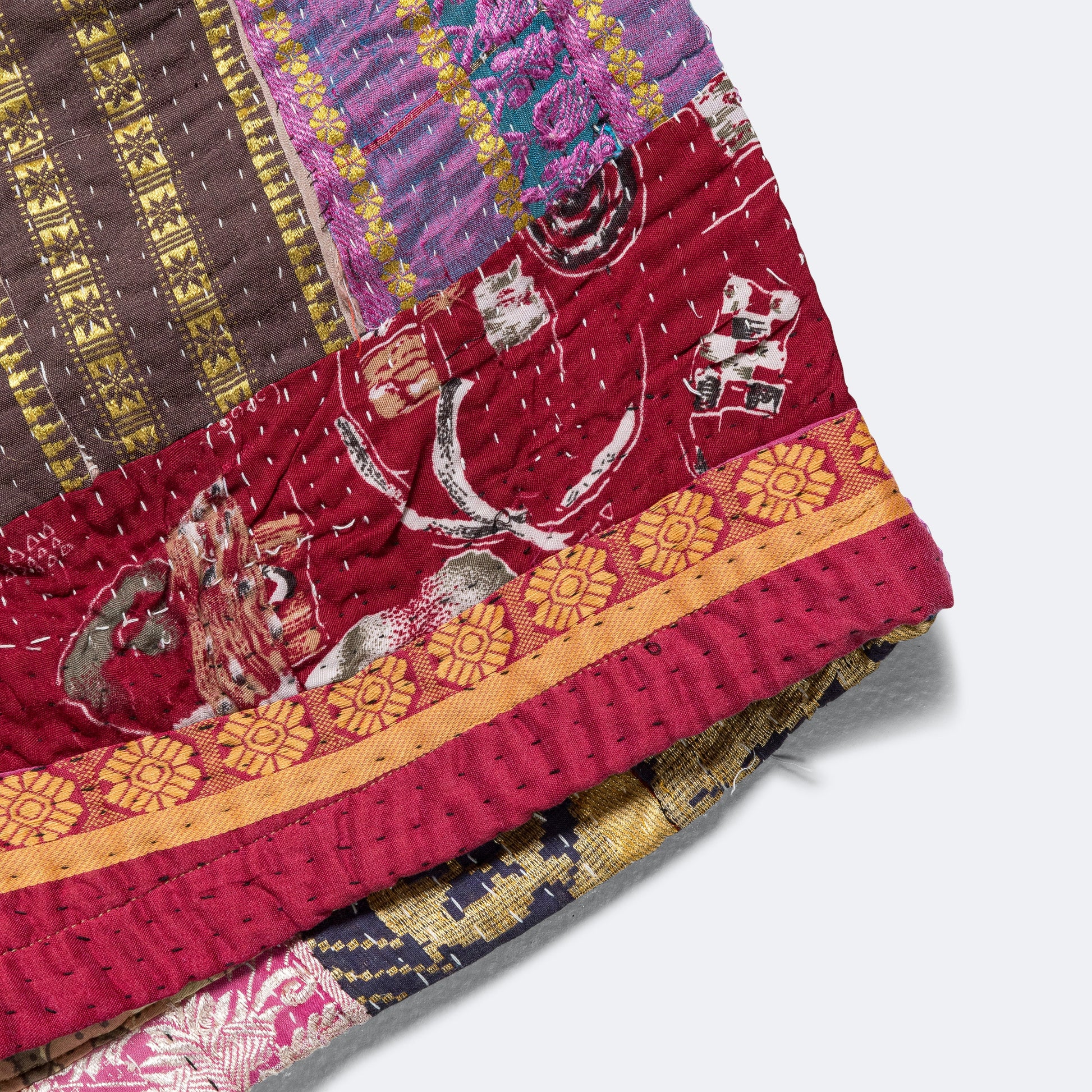 One Of One Vintage Kantha Shorts - 34'