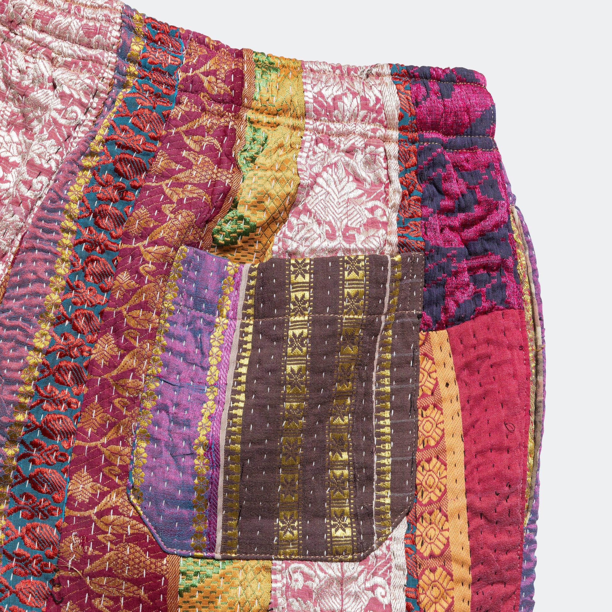 One Of One Vintage Kantha Shorts - 34'