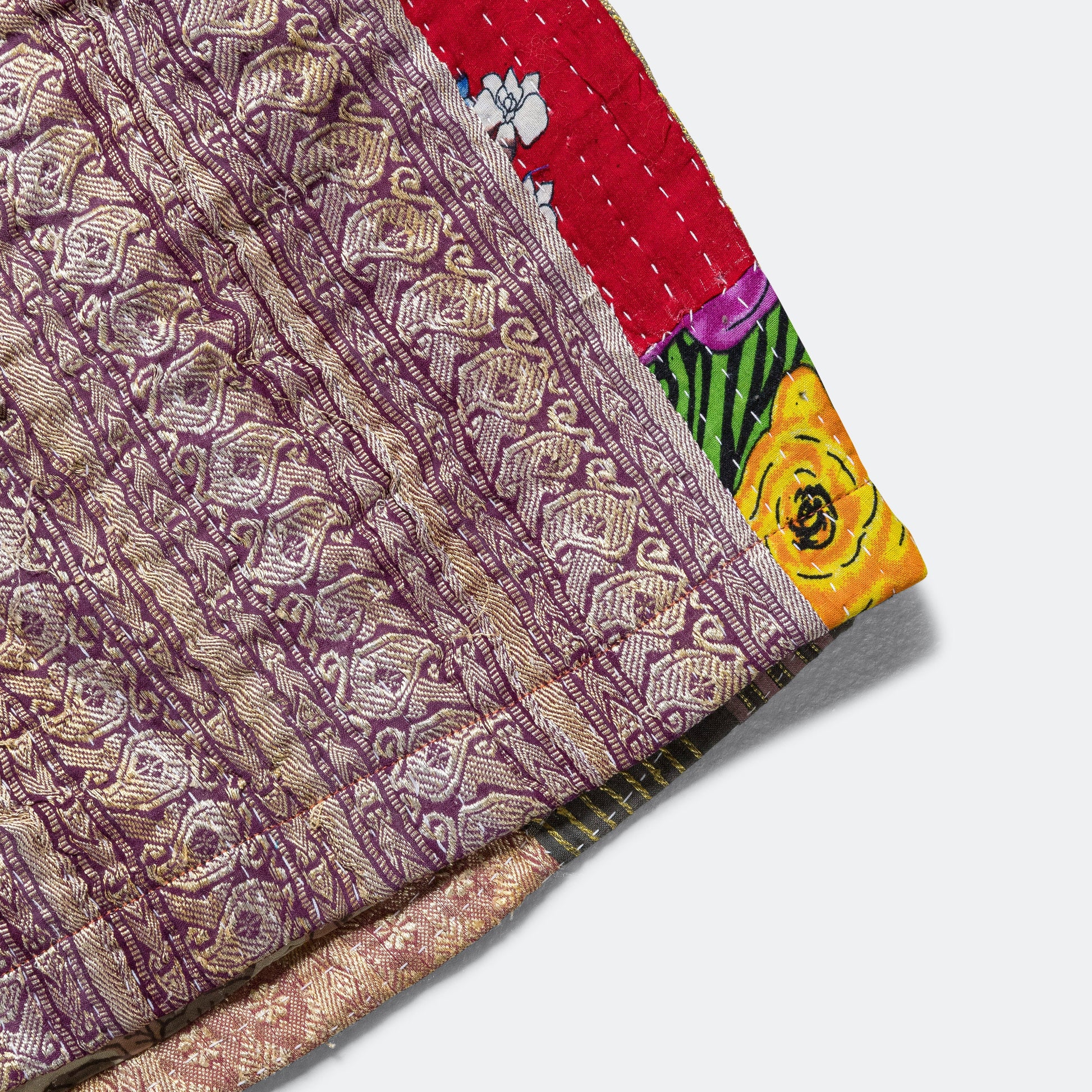 One Of One Vintage Kantha Shorts - 36'
