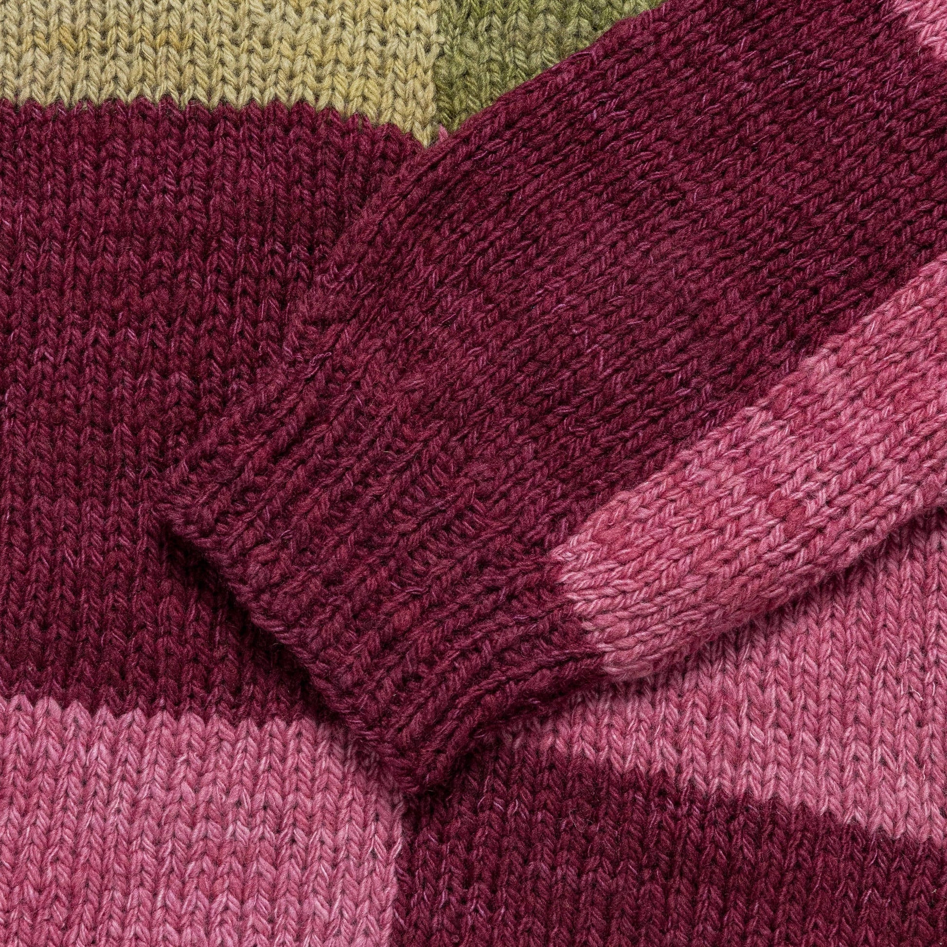 Rugby Knit - Mint/Multi Patchwork