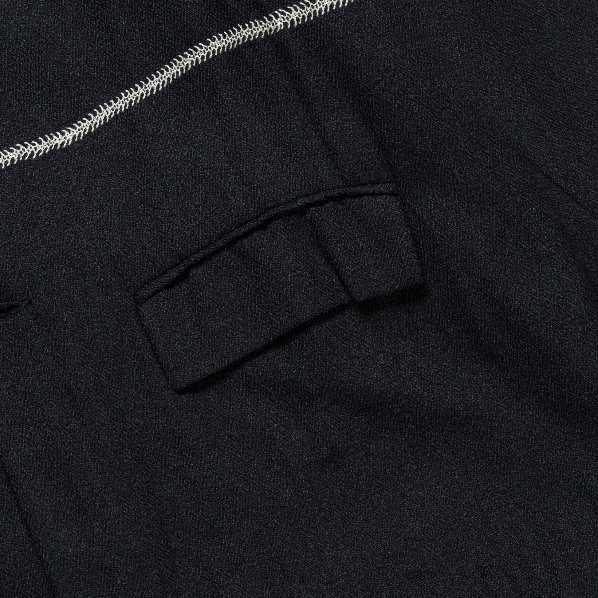 Two Button Blazer - Black/Bone