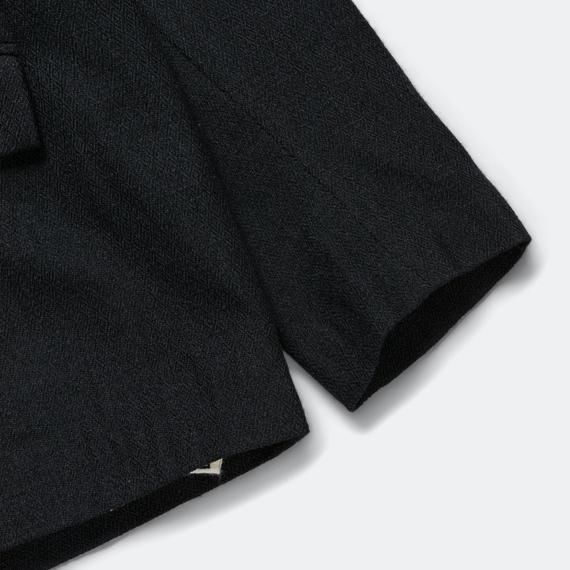 Two Button Blazer - Black/Bone
