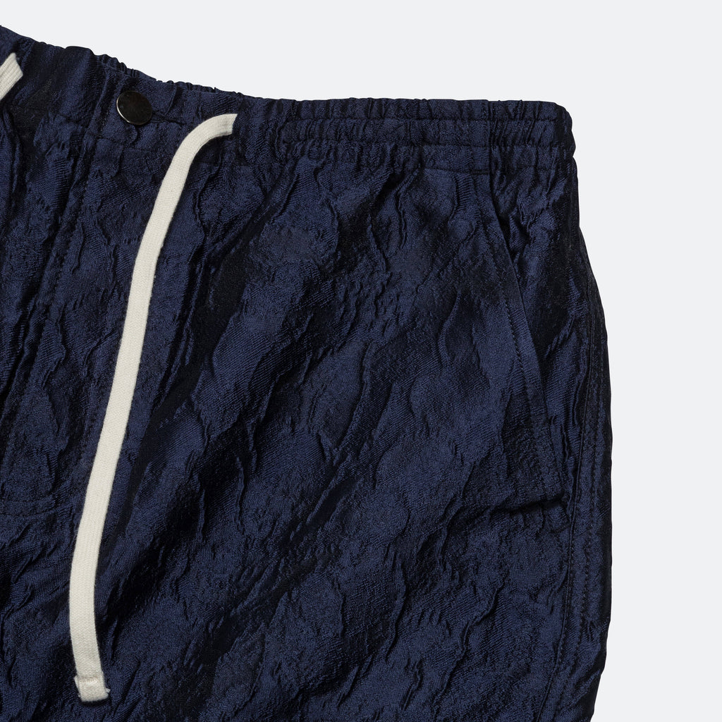 Italian Wrinkle Cargo Pant - Navy