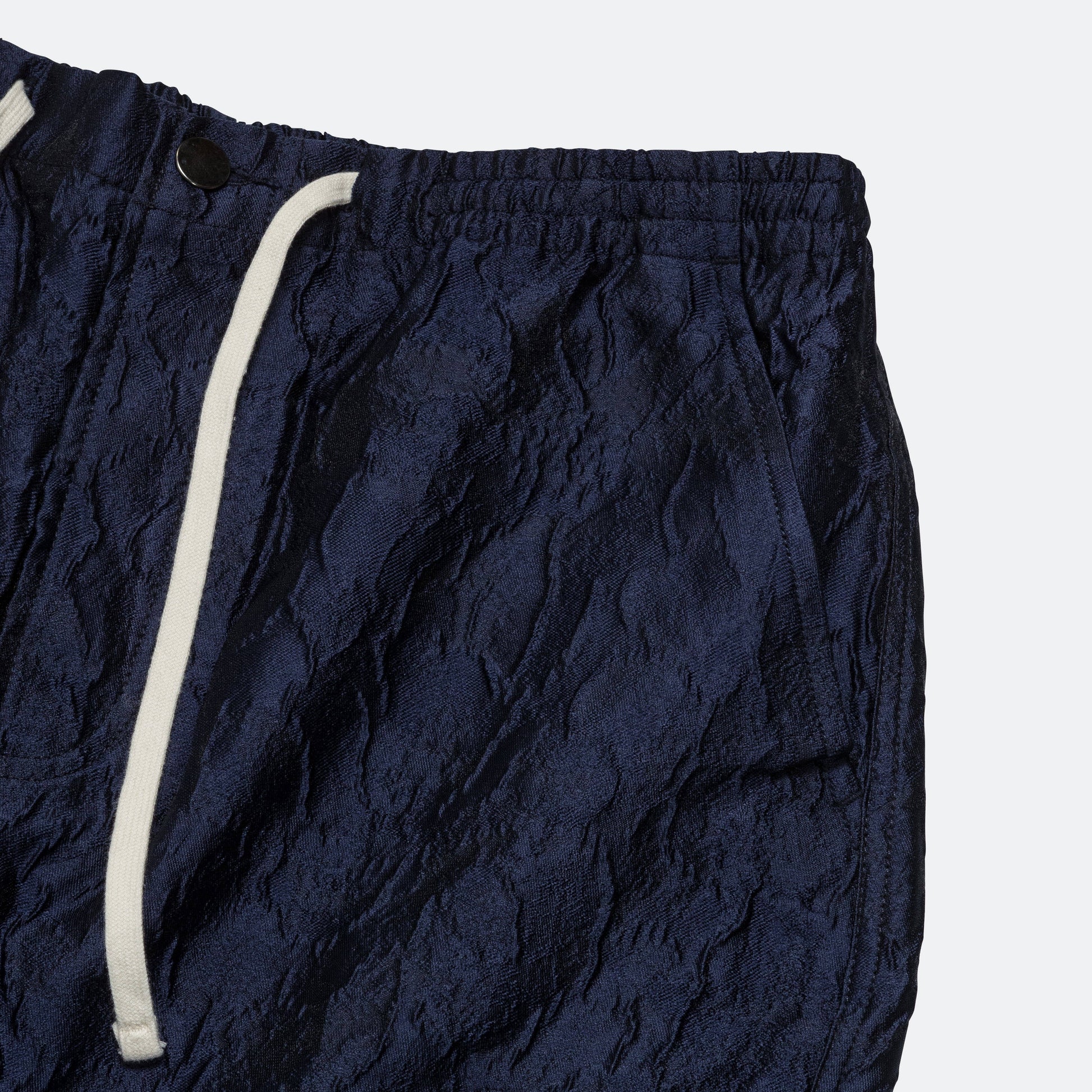 Italian Wrinkle Cargo Pant - Navy
