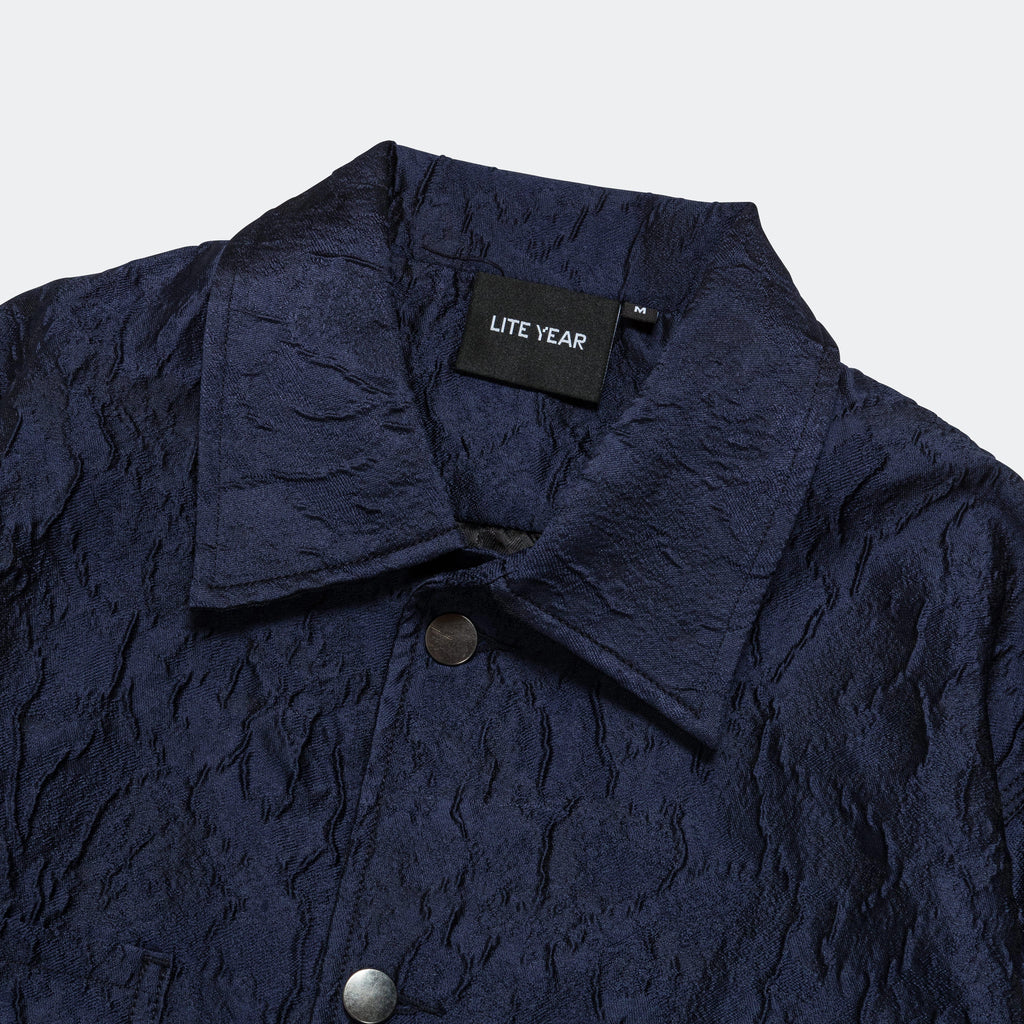 Italian Wrinkle Chore Coat - Navy