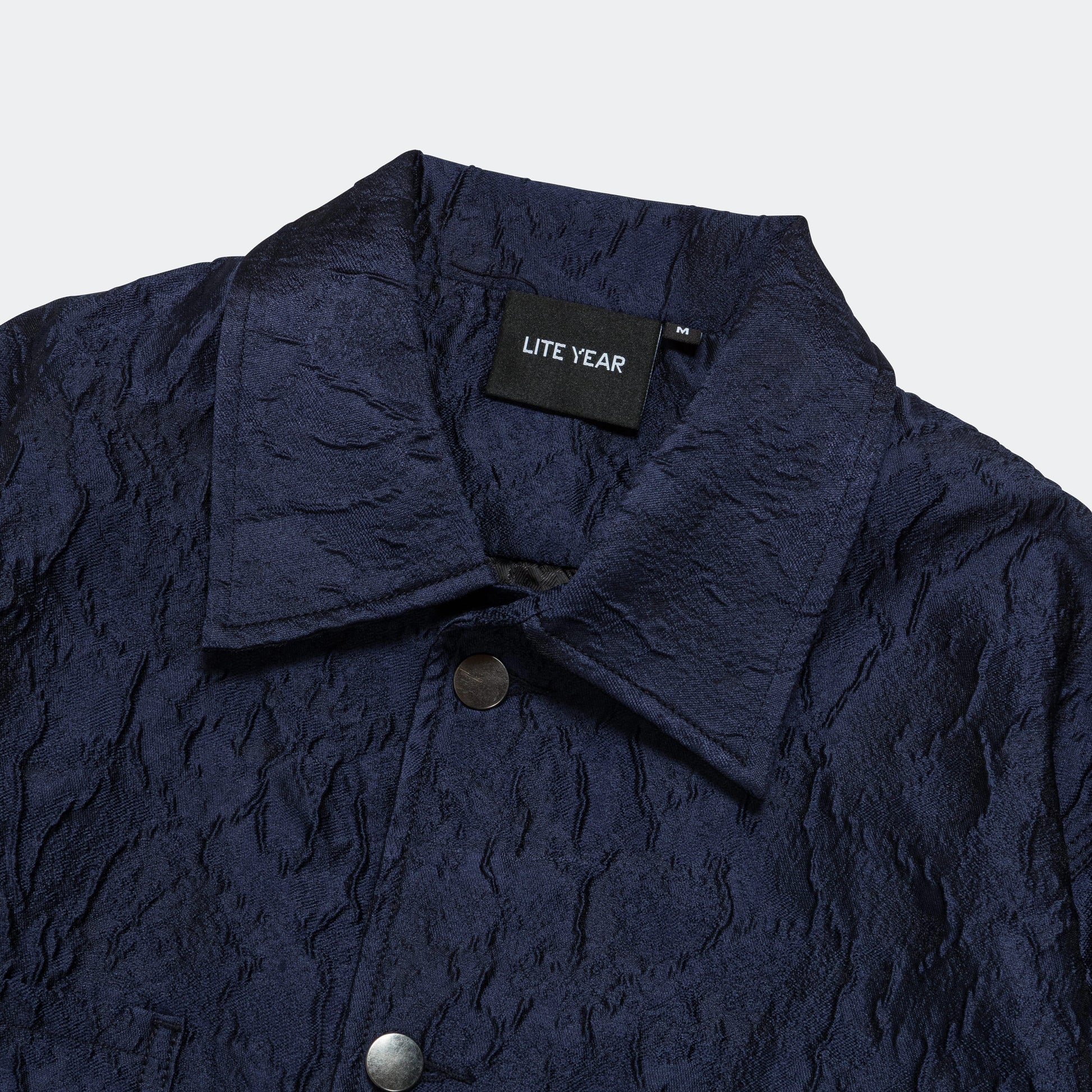 Italian Wrinkle Chore Coat - Navy