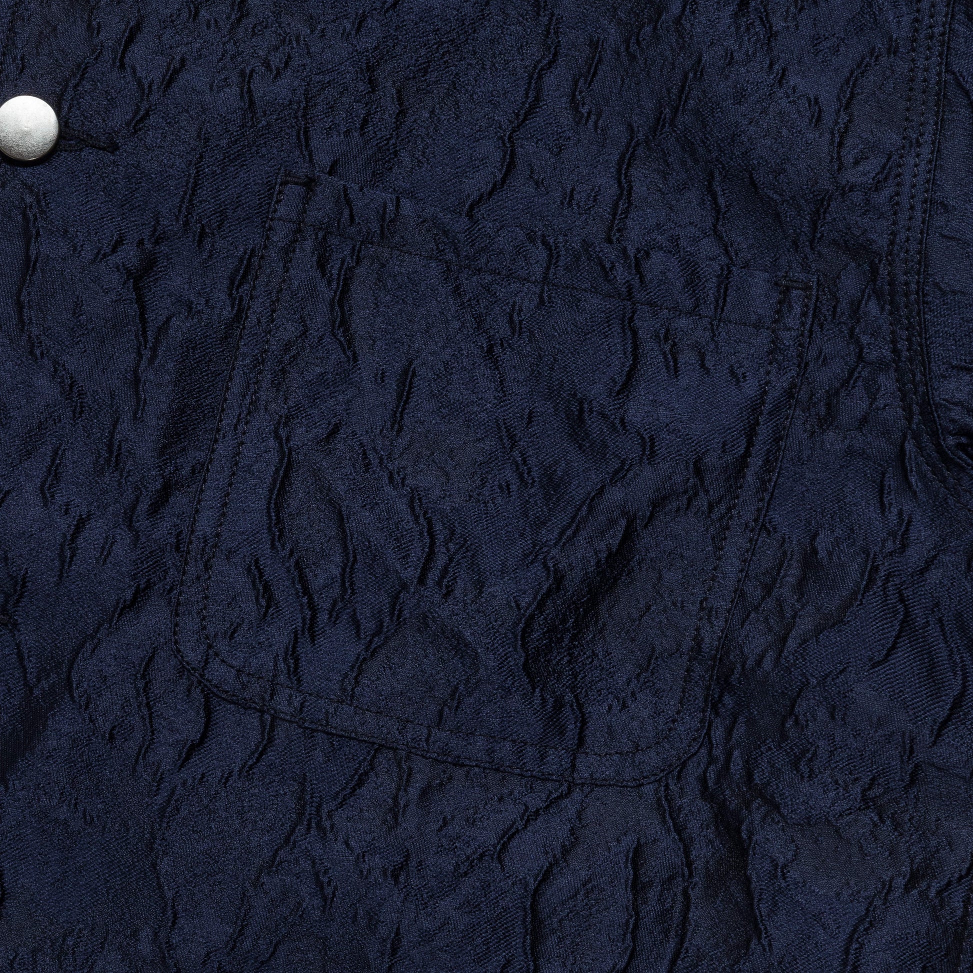 Italian Wrinkle Chore Coat - Navy