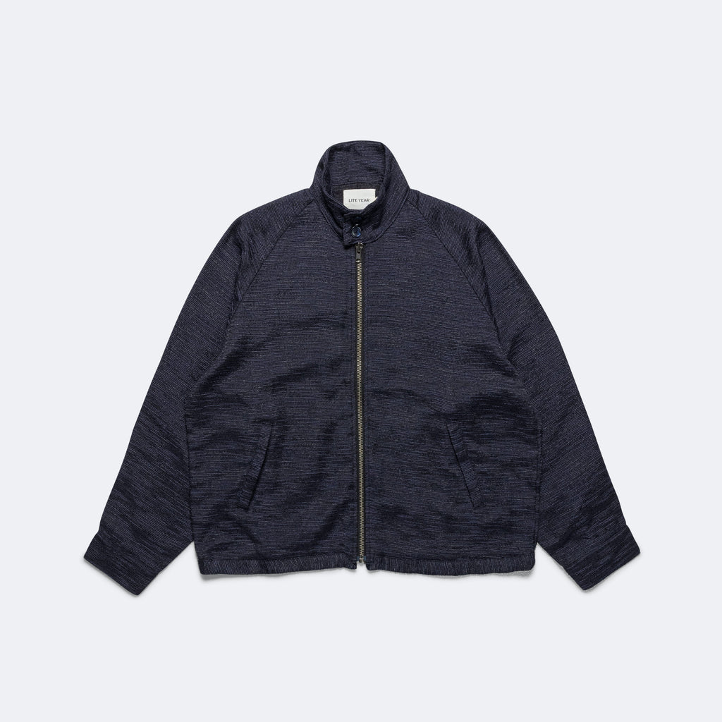 Harrington Jacket - Navy Tweed