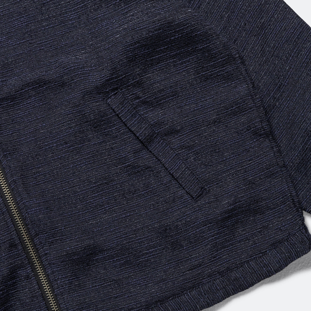 Harrington Jacket - Navy Tweed