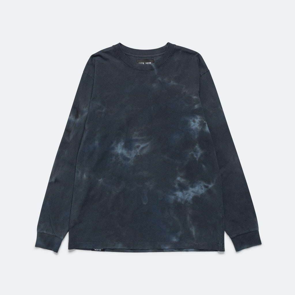 Long Sleeve Tee - Cloudy Washed Black