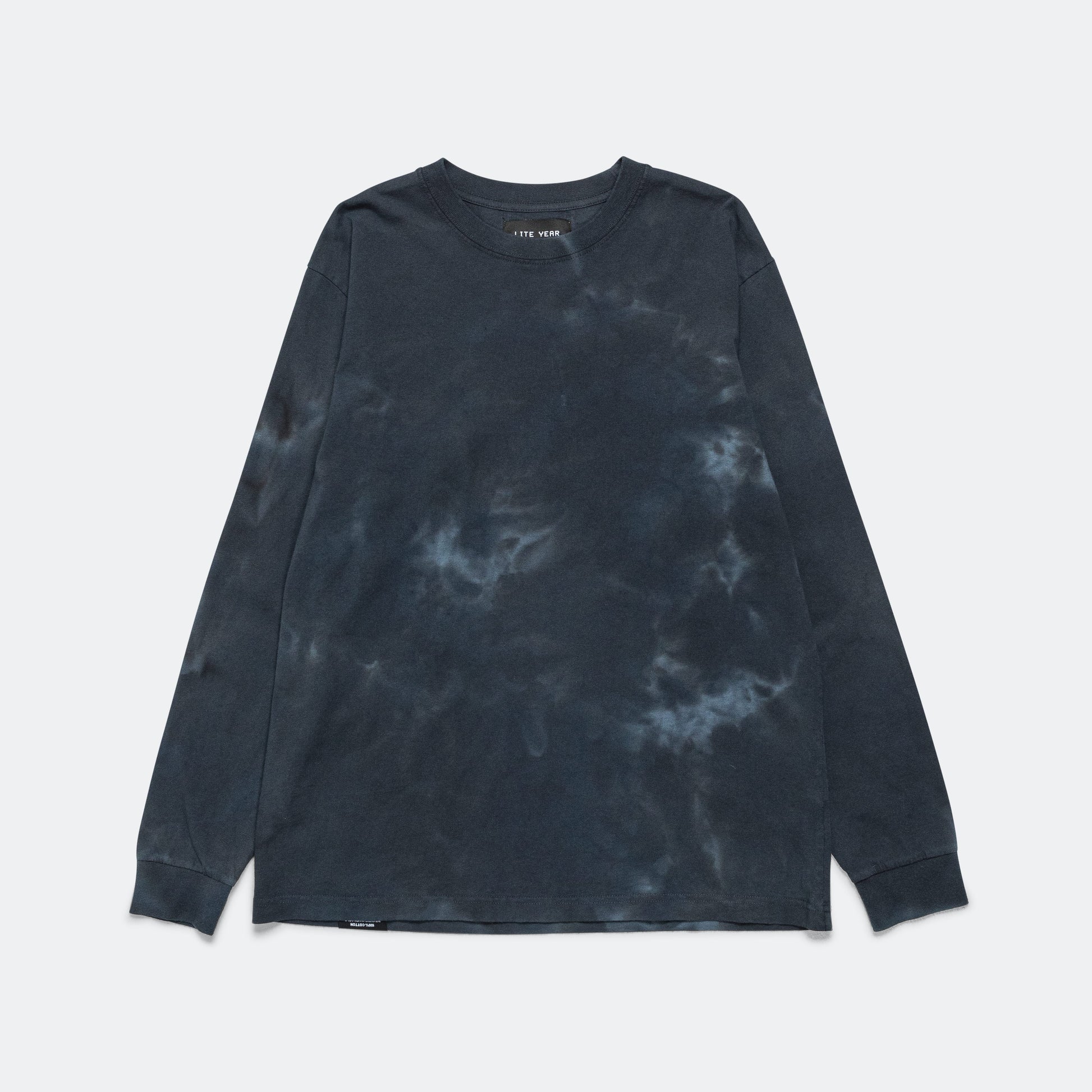 Long Sleeve Tee - Cloudy Washed Black