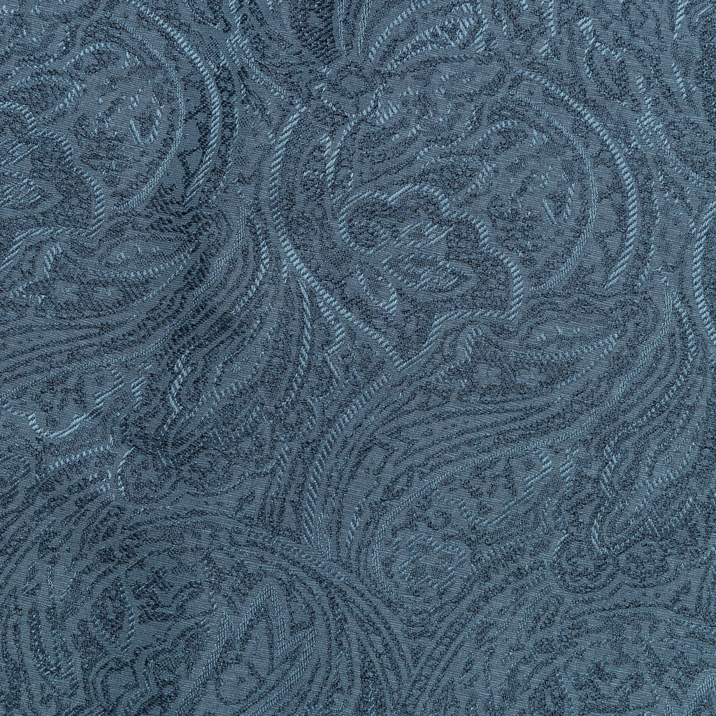 Short Sleeve Camp Collar - Blue Paisley