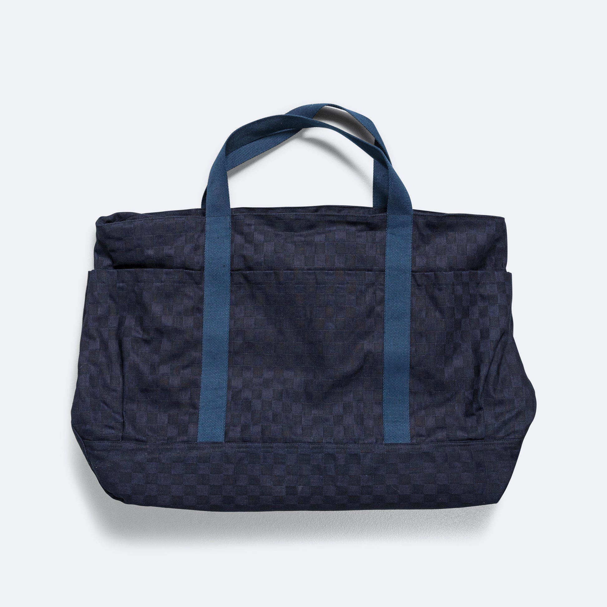 Weekender Bag - Indigo Denim Check