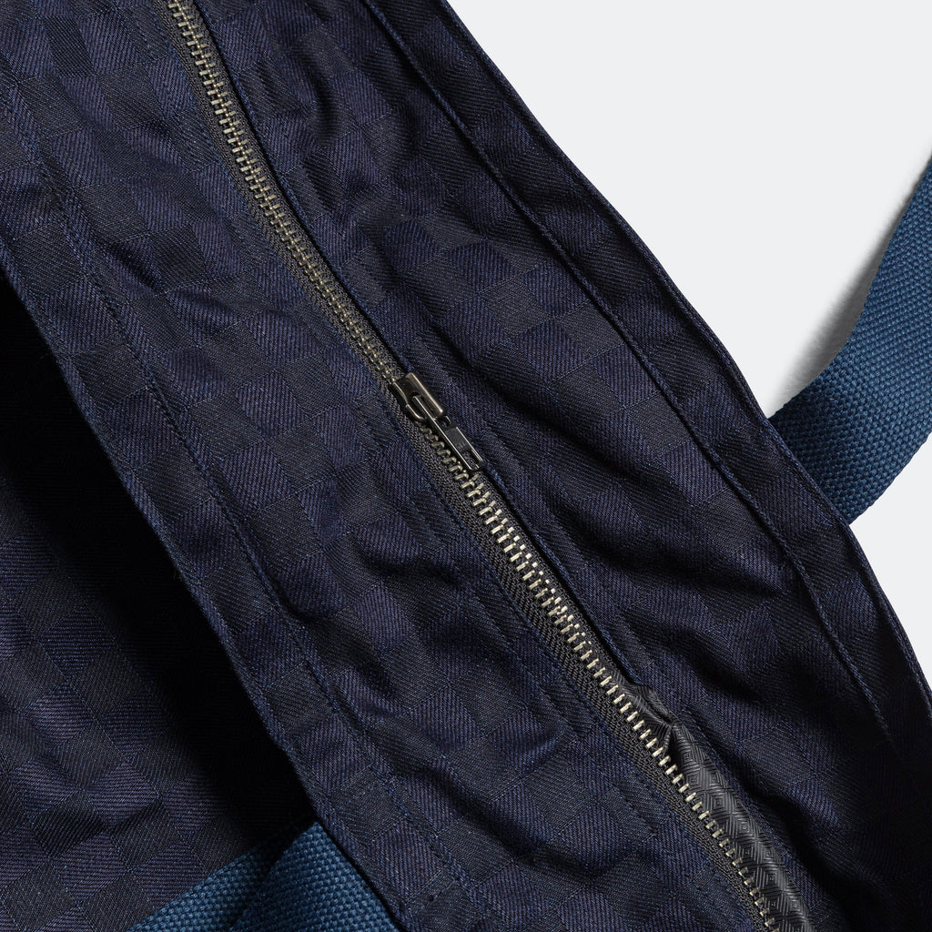 Weekender Bag - Indigo Denim Check