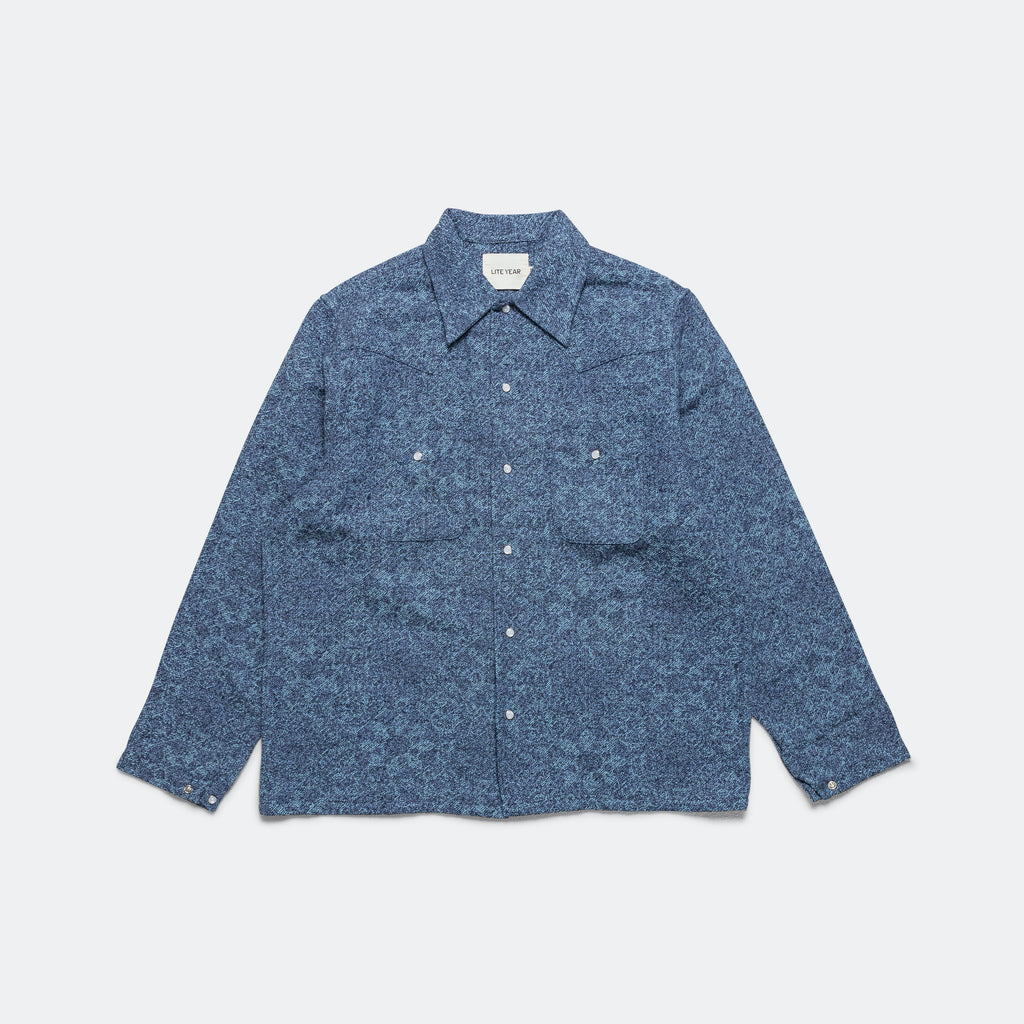 Western Shirt - Blue Denim