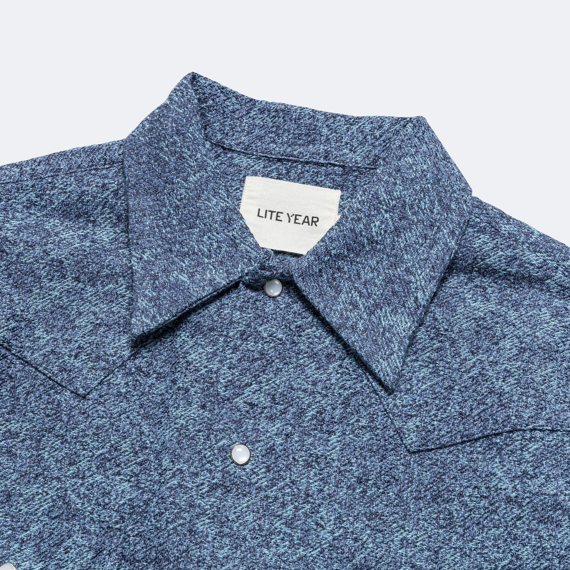 Western Shirt - Blue Denim