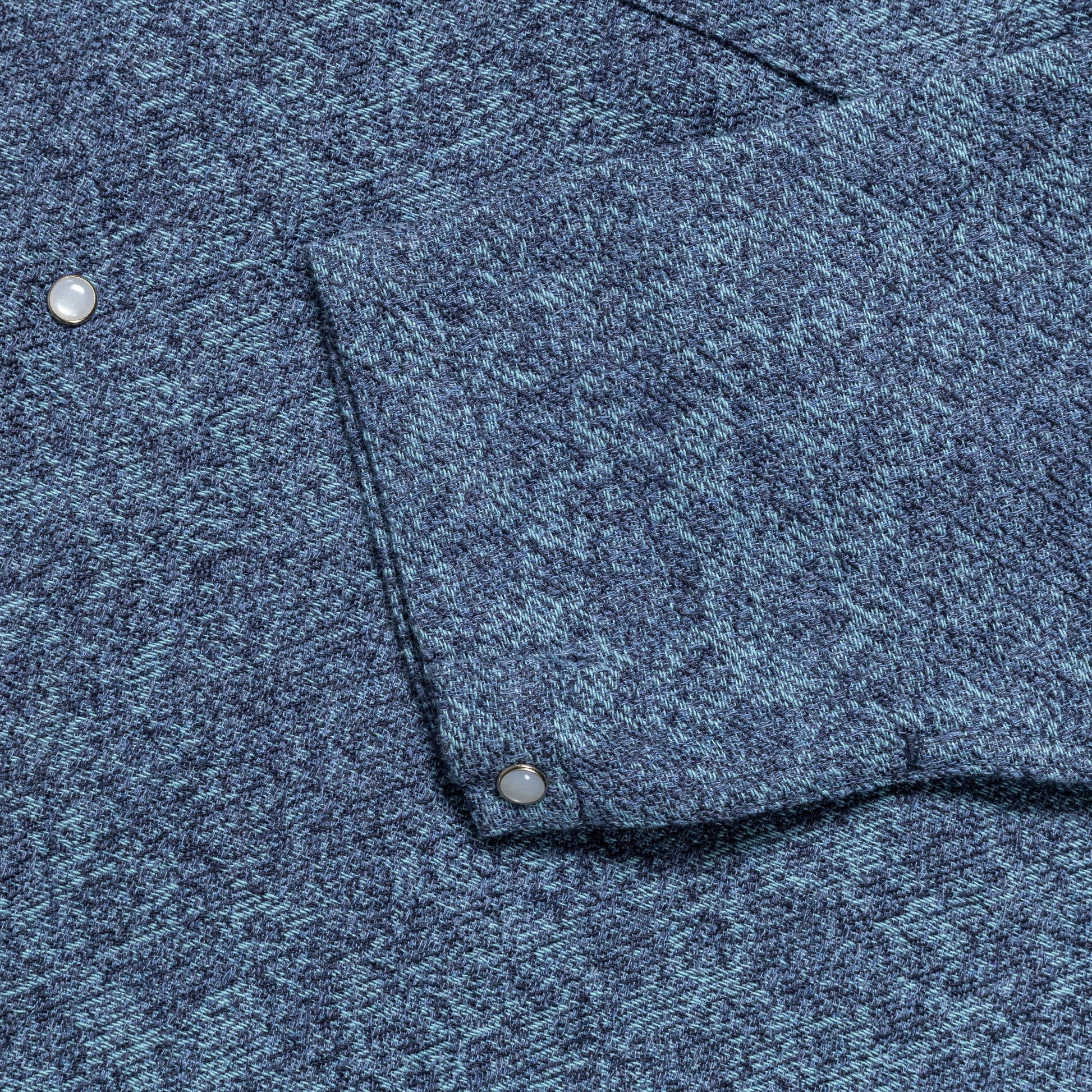 Western Shirt - Blue Denim