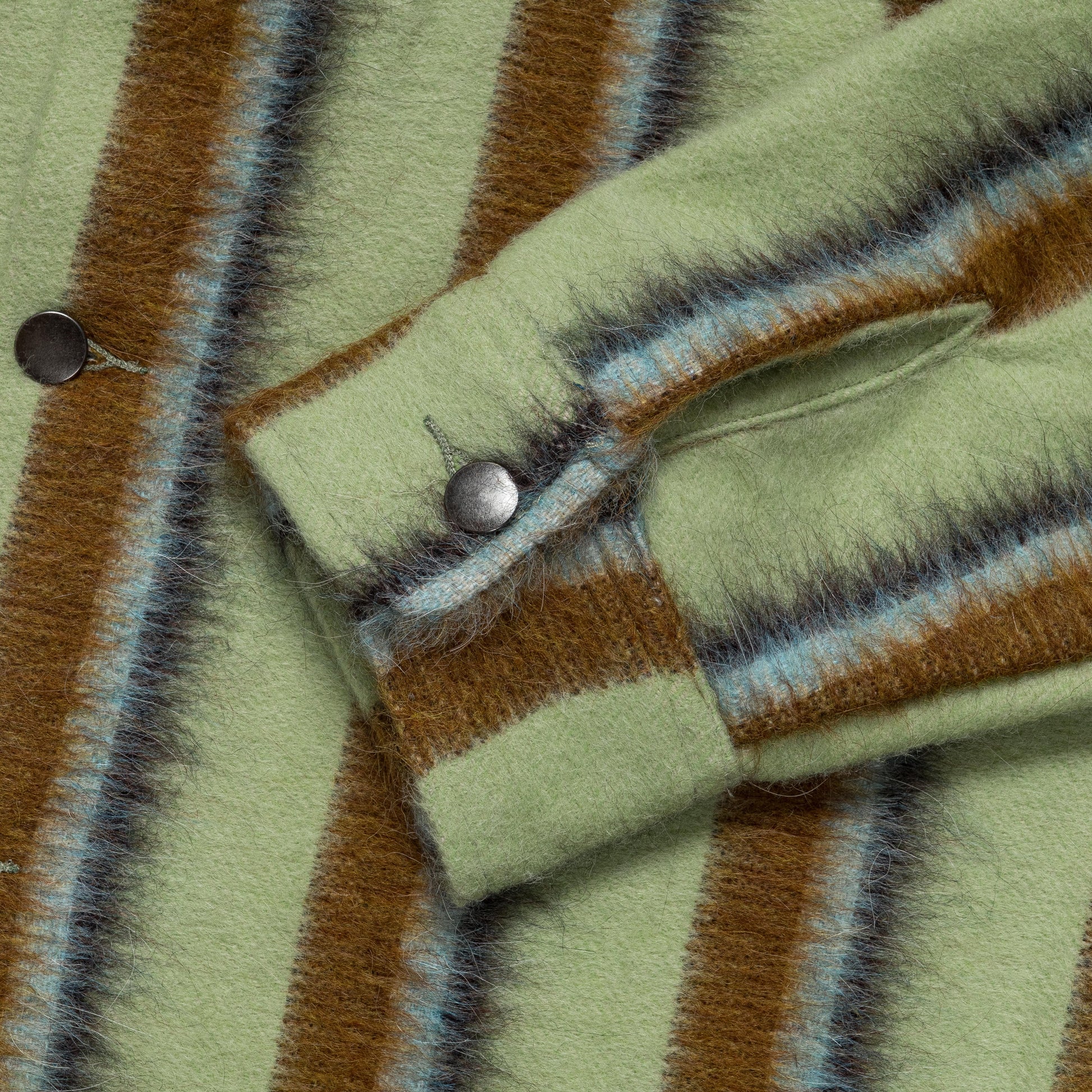 Work Jacket - Green Stripe