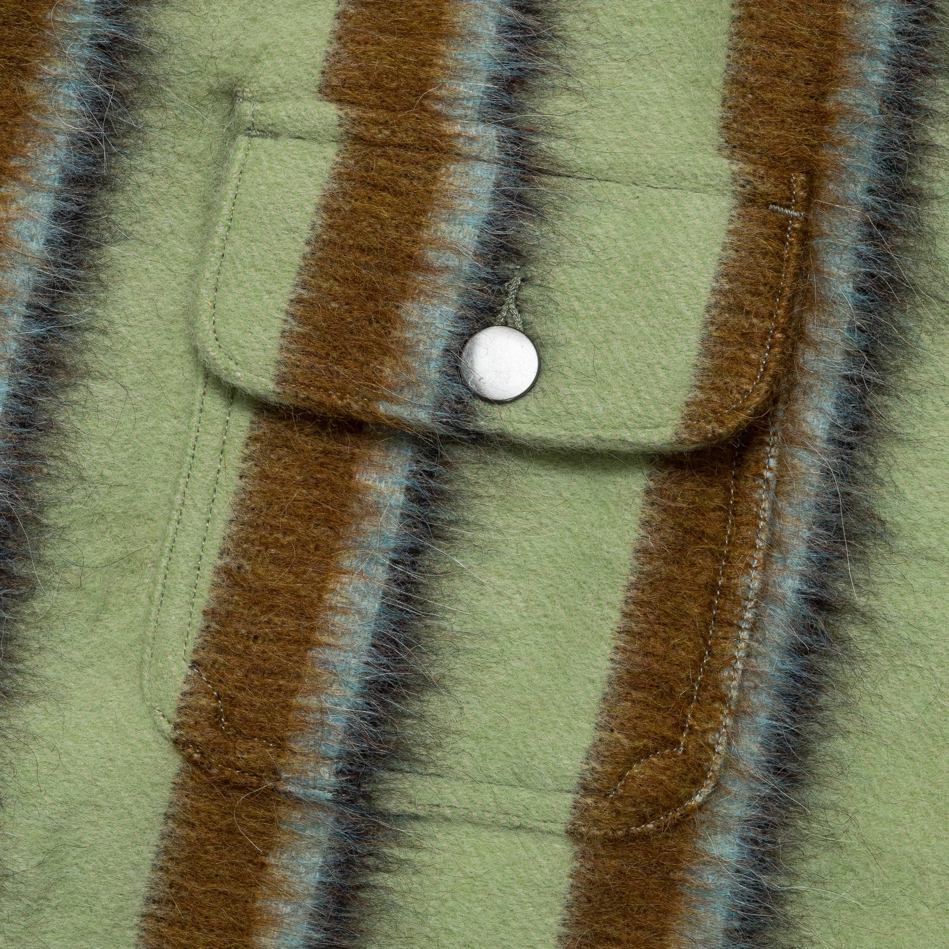 Work Jacket - Green Stripe