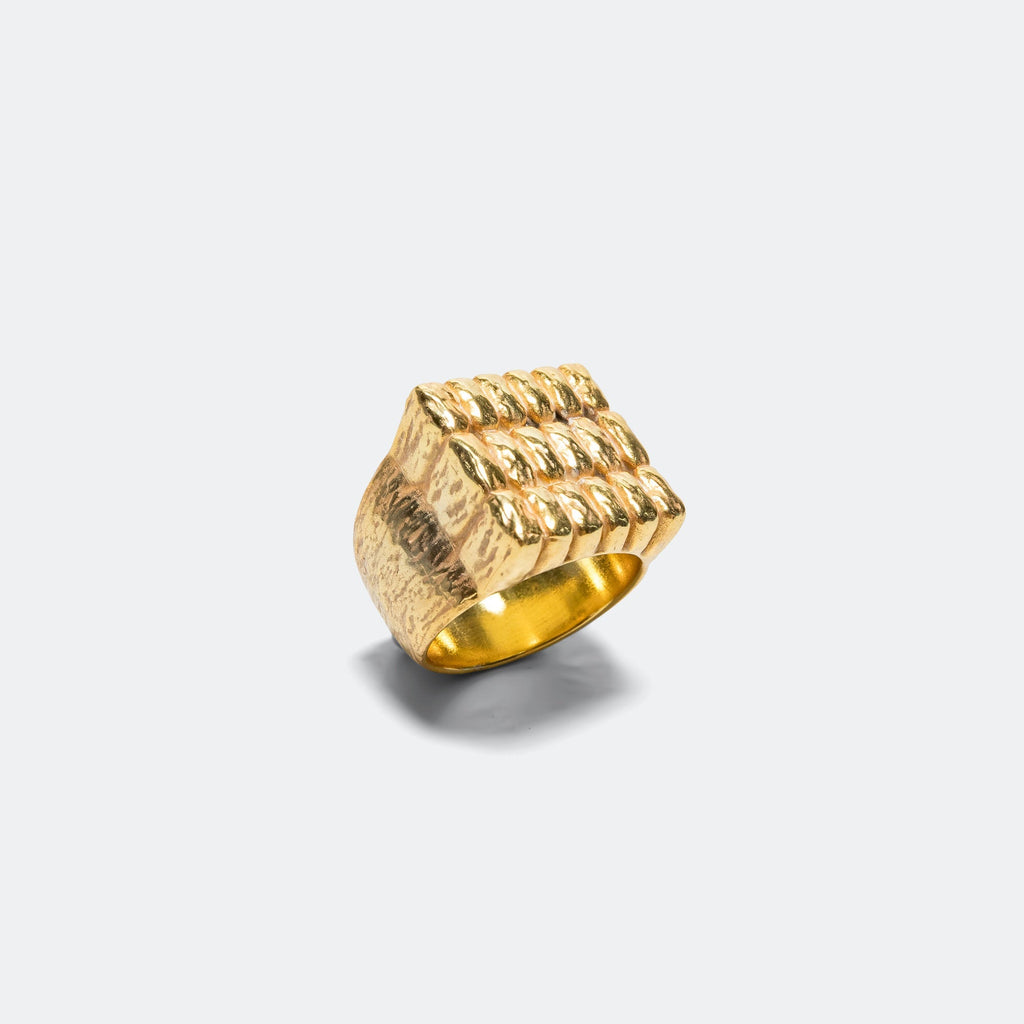Big Cookie Signet - 14K Gold Plated