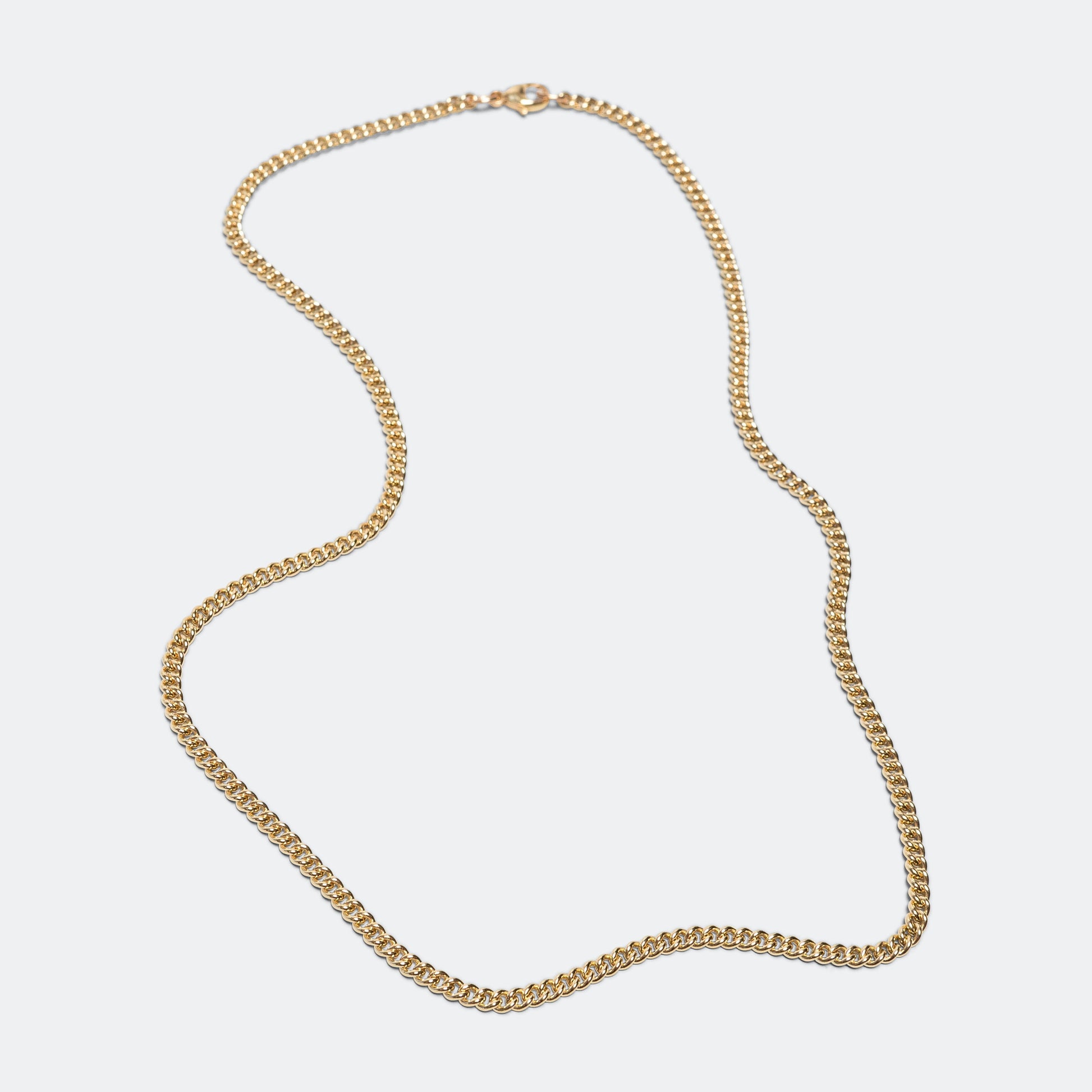 Curb Chain 4mm - 14K Gold Filled